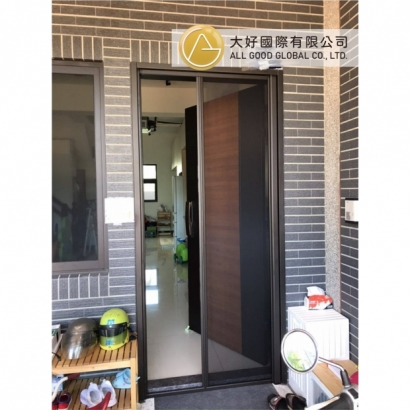 AGG防霾捲紗門_半開