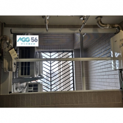 AGG陽台防霾捲紗窗_上下拉