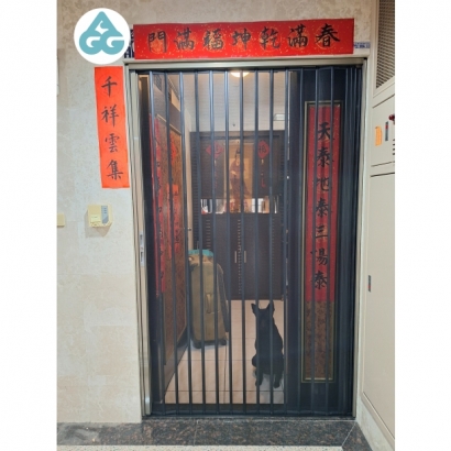 AGG金屬網摺疊門
